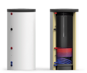 Thermic Energy - staande hygiëne tapwater boiler TWS-1W 120 liter met 1 warmtewisselaar